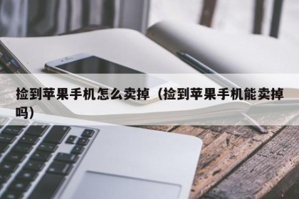 捡到苹果手机怎么卖掉（捡到苹果手机能卖掉吗）